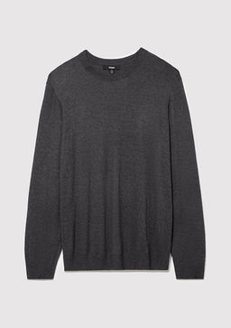 Bisiklet Yaka Antrasit Kazak - Mavi фото 6