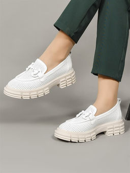 Лоферы женские комфорт 011-762 Beyaz