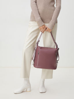 Женская сумка на плечо DIVAS BAG SABA Артикул 3648691, коричнево-розовый - Valentino фото 2