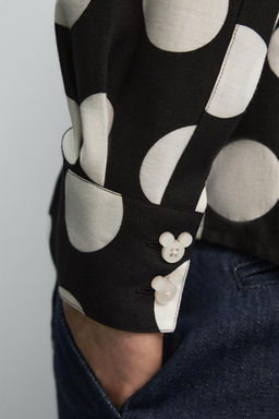 POLKA DOT SHIRT HARRY LAMBERT FOR ZARA X DISNEY  фото 6