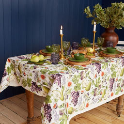 Скатерть Этель. Фруктовый сад, 149?110 см, 100% хлопок, саржа 190 г/м?