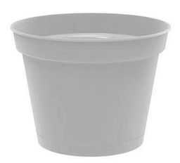 Горшок для цветов "Минт" D310мм 10,7л с поддоном (серый) 221612235/03