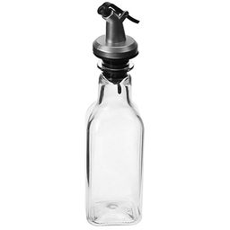 Бутылка для масла и соуса пластмассовая 150мл, h19,5см 4,5х4,5см, с дозатором, противоударная, в коробке (Китай)