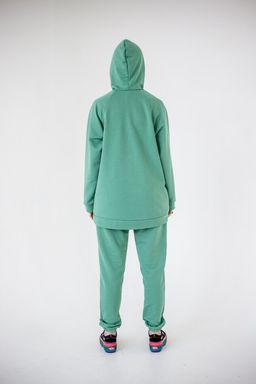 Футер 3х нитка КАЧЕСТВО ПЕНЬЕ костюм женский с брюками палаццо - Knitka wear фото 4
