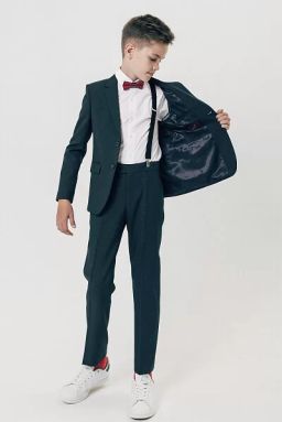 Костюм для мальчика, полуприлегающий (синий) КДД-123 - Бостон фото 2