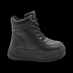 Ботинки на меху Q822-1 черные