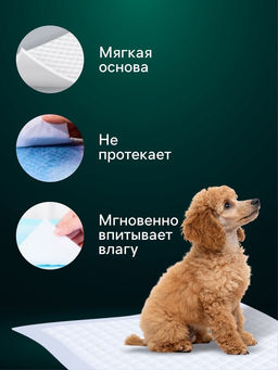 Пелёнки впитывающие «Мой выбор», 60×40 см, набор 5 шт., целлюлоза