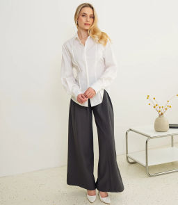 Рубашка #КТ3696, белый - Dommod фото 4