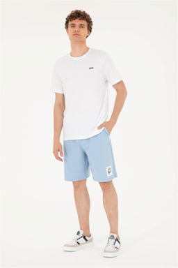 U. S. Polo Assn / Мужские голубые вязаные шорты