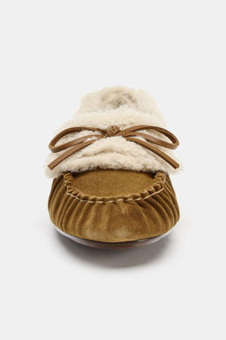 COMBINED SPLIT SUEDE LOAFERS