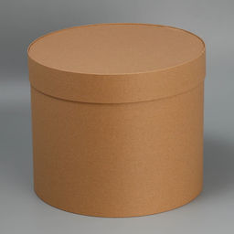 Коробка подарочная круглая, упаковка, «Крафт», 30×25 см