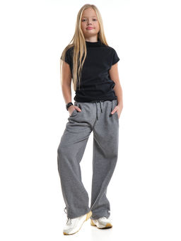 Брюки для девочки 33-7494 серый - Mini maxi фото 12