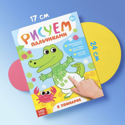 Раскраски набор Рисуем пальчиками, 4 шт., 16 стр. - Буква-ленд фото 7