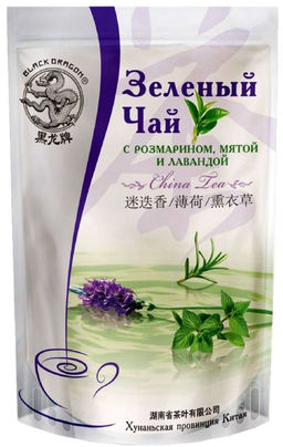 Черный Дракон Зел.с розмар-м,мятой,лаванд 100г