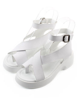 08-XT148-010 WHITE Босоножки женские (натуральная кожа)