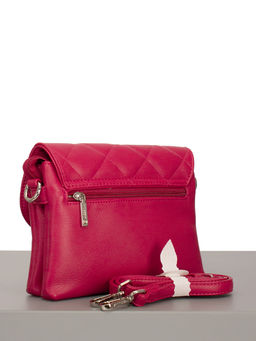 LACCOMA сумка Катрин-24-L815-маджента эко кожа хлопок