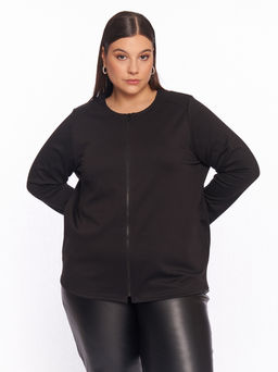 Жакет на молнии GA04106BLK01