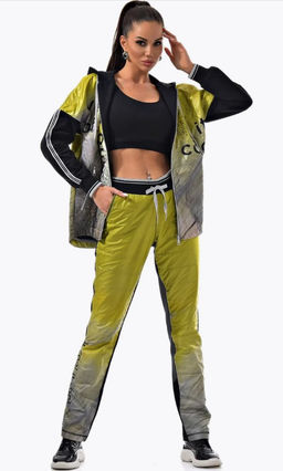 Толстовка из футера комбинированного с принтованной плащевой тканью - А+б коллекция фото 53