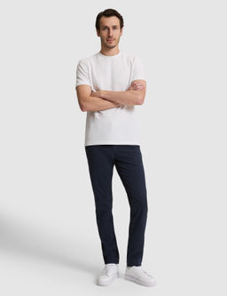 Lacivert Slim Fit Pamuk Kar___ml_ Kanvas Pantolon