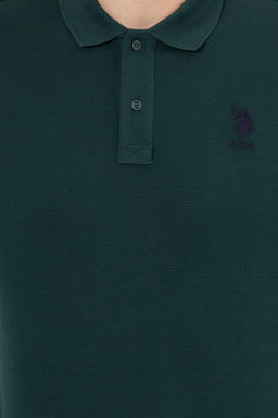 Мужской темно-зеленый базовый свитшот Неожиданная скидка в корзине - U.s. polo assn фото 6