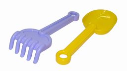 Цена за 2 шт. Набор для песка №207: совок, грабельки (0726) Полесье