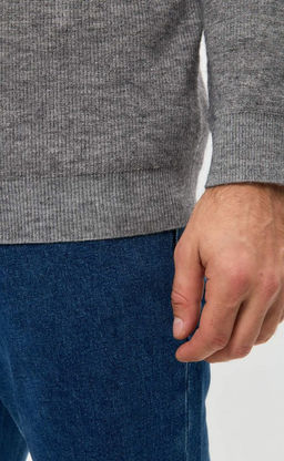 Джемпер F321-15304 grey melange - Fine joyce фото 5