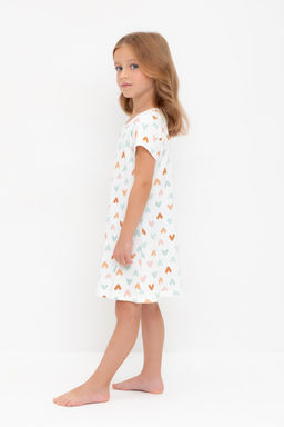 К 1156/конфетти из сердечек на сахаре сорочка для дев