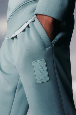 PANTAL?N JOGGER SPORTY ETIQUETA ENGOMADA / Azul / Gris - Zara фото 3