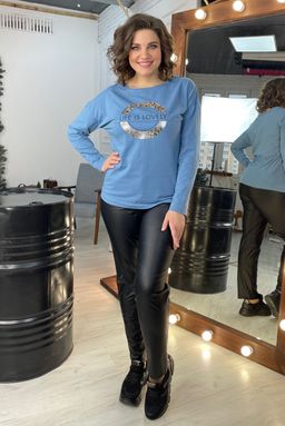 Свитшот Rumoda 2060/1 голубой  фото 2