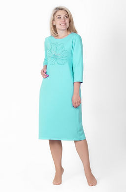 Сорочка Лаванда С-252а (44-60) футер с начесом