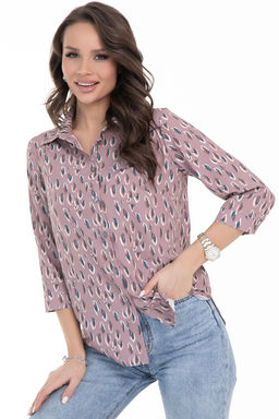 Рубашка Жаклин модная (пудра) - Diolche фото 7