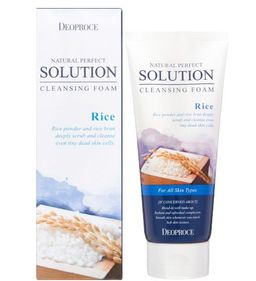 DEOPROCE Пенка для глубокого очищения кожи NATURAL PERFECT SOLUTION CLEANSING FOAM DEEP CLEANSING  фото 2