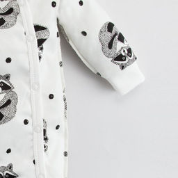 Комбинезон Енот Крошка Я, цвет белый, рост 62-68 см фото 4