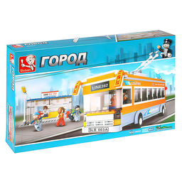 Конструктор «Троллейбус», 465 деталей
