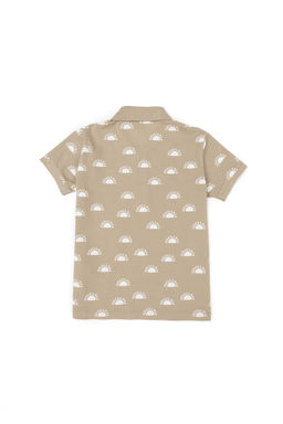 Футболка светло-хаки для мальчика - U.s. polo assn фото 2