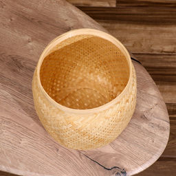 Корзинка плетёная из бамбука, 20×20×28 см