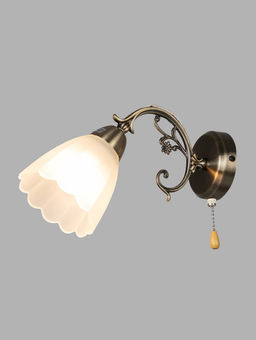 Бра ЭкономСвет 4671/1wAB, 1×40 Вт, E27, 30×10×18 см, бронзовое