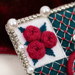 Klart набор для вышивания 10-515 Брошь. Герб вышивальщицы 4.5 х 9.5 см