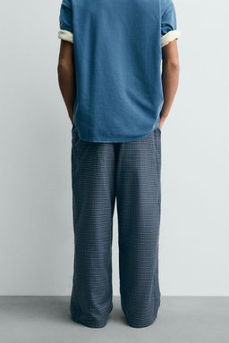 LIMITED EDITION BAGGY FIT CHECK TROUSERS - Zara фото 12