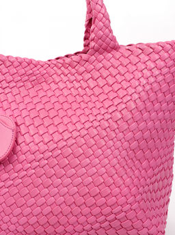 LACCOMA сумка СУ1033-фуксия эко кожа хлопок  фото 3