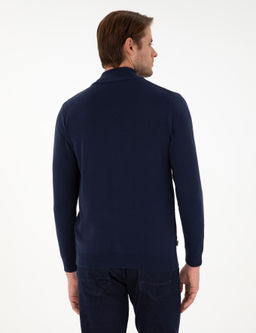 Lacivert Slim Fit Fermuarl_ Triko H_rka - Pierre cardin фото 5