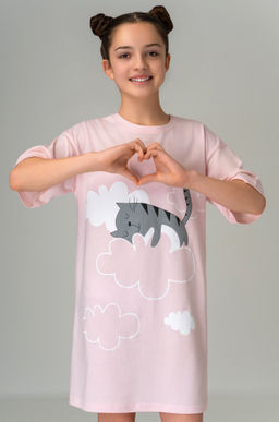 Туника оверсайз для девочки Happyfox