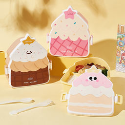 Ланчбокс "Cake", white