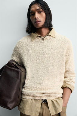IRREGULAR TEXTURED JUMPER - Zara фото 12