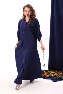 Юбка NIKVA н813-4-Р сапфир  фото 2