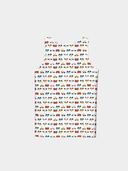 Araba Bask?l? Erkek ?ocuk Atlet