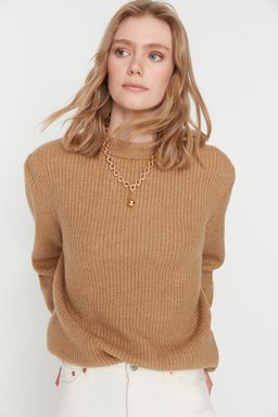 Tas Genis Kal?p Couple Yumusak Dokulu Basic Triko Kazak TWOAW20FV0142 - Trendyolmilla фото 28