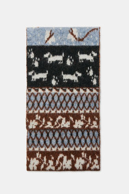 PRINTED KNIT SCARF - Zara фото 6