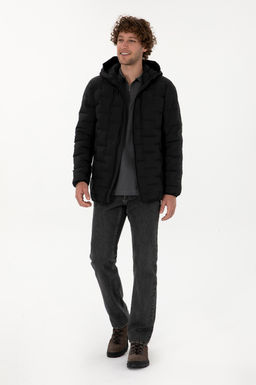 Erkek Siyah Mont