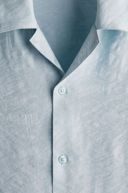 Camisa resort en tejido jacquard Regular Fit - H&m фото 3